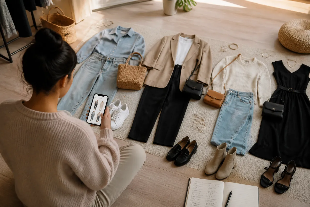 aplicație de styling personal și garderobă digitală