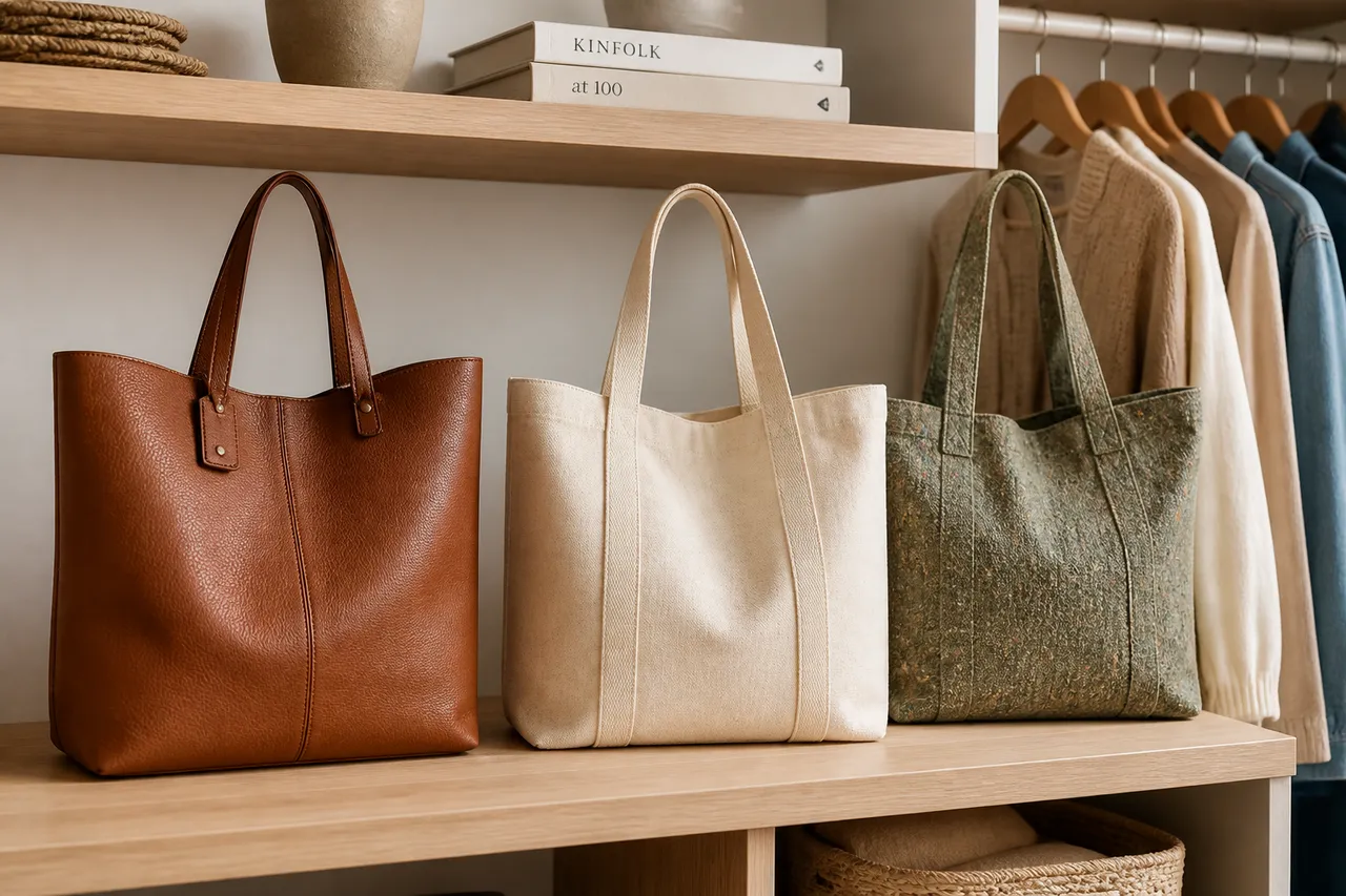 materiale rezistente pentru geantă tote de zi cu zi