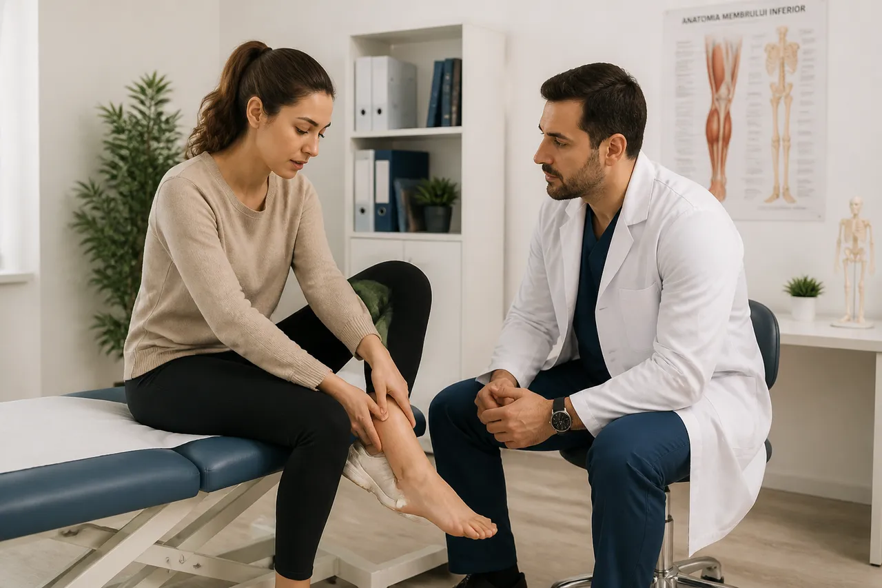 consult medical pentru picioare dureroase și umflate