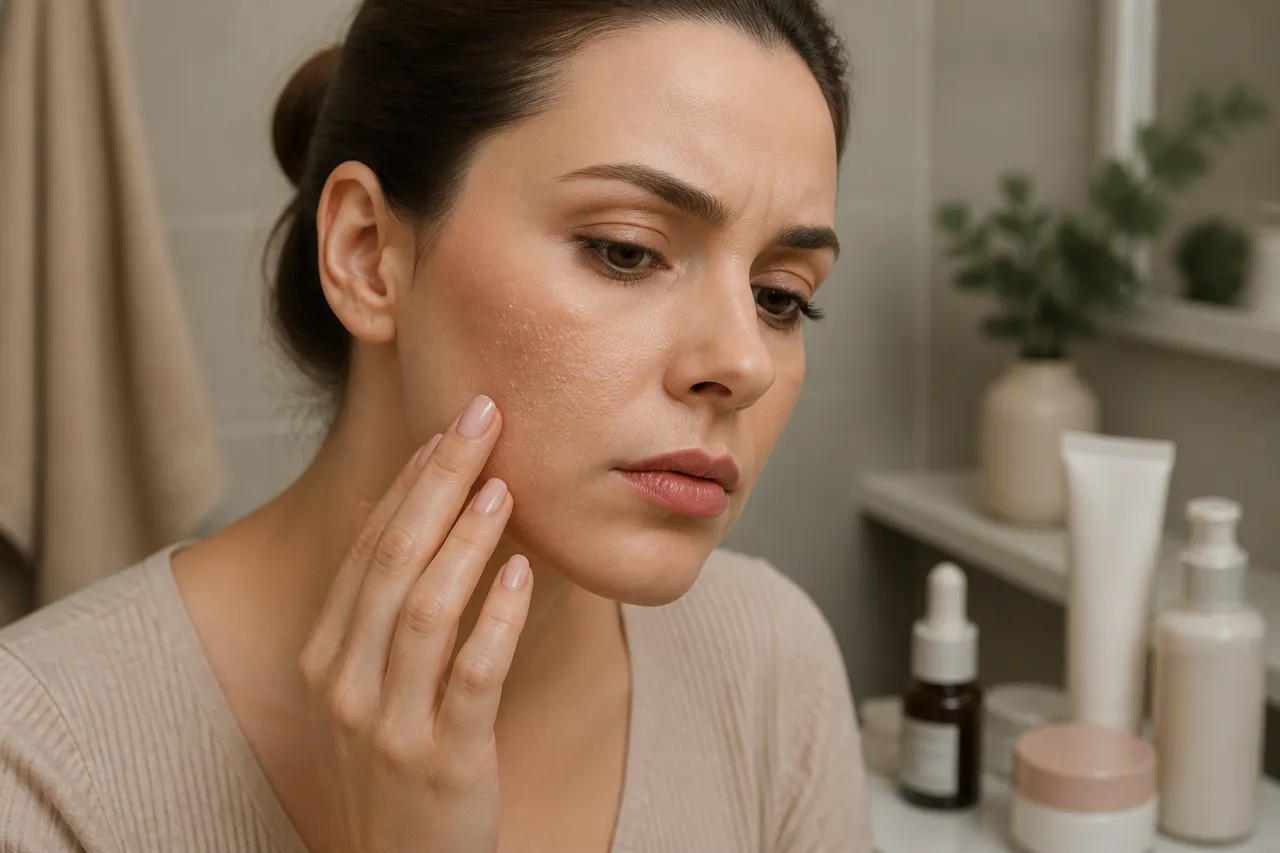 machiaj care se strânge peste SPF și scămoșarea produselor pe față