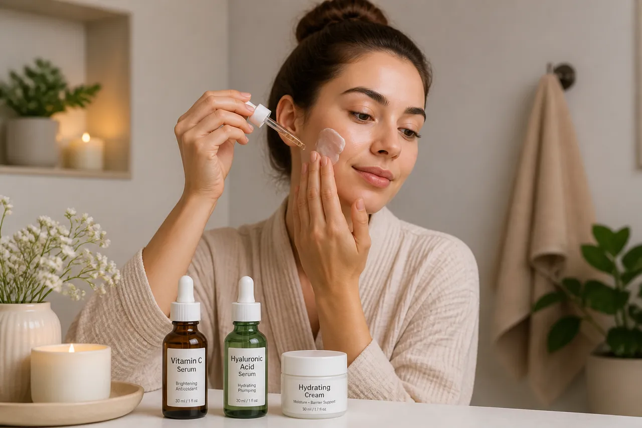 pașii corecți pentru aplicarea serului facial