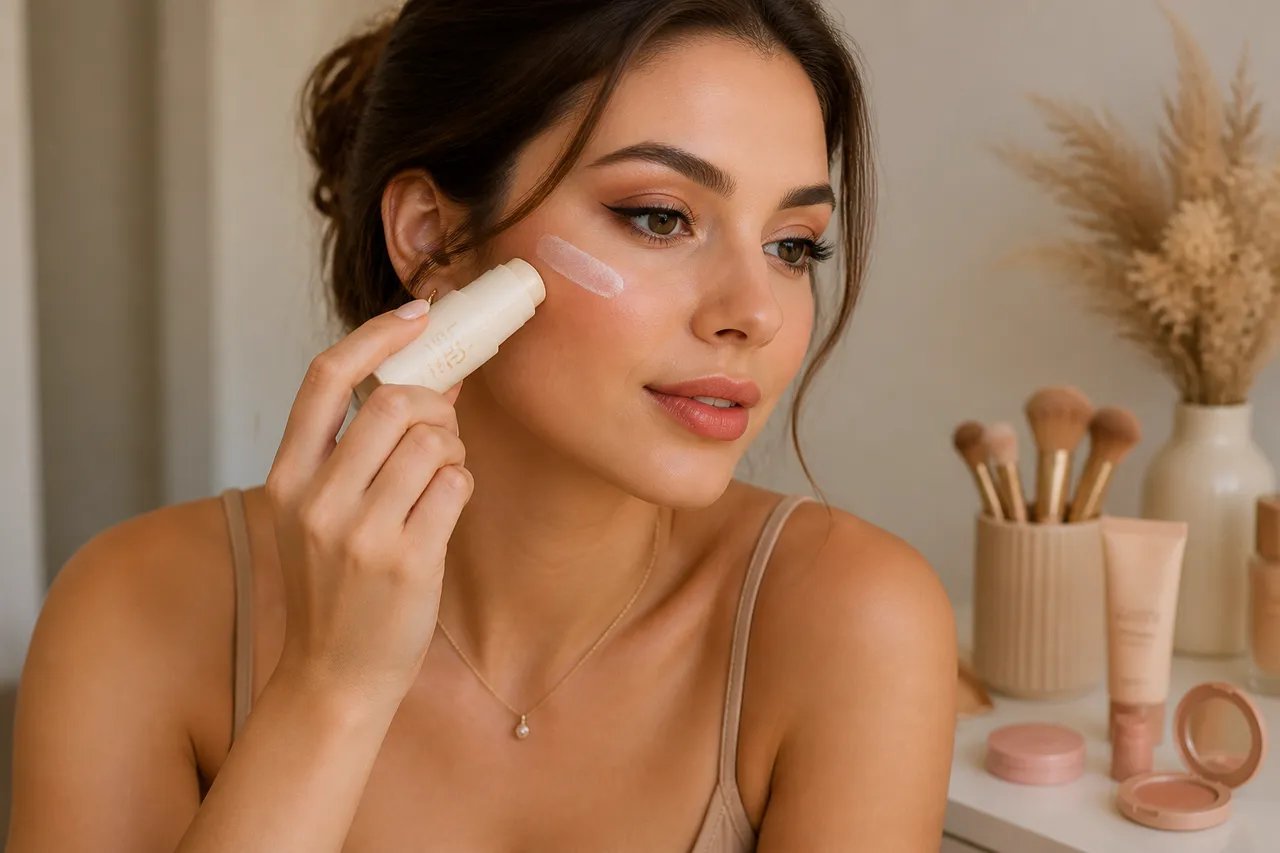 reaplicare SPF peste machiaj fără peliculă încărcată
