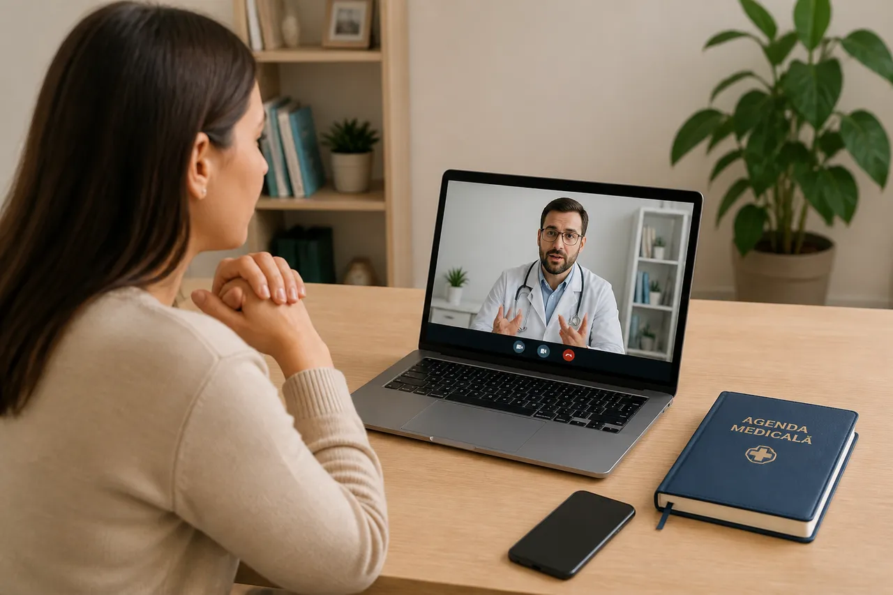 teleconsultație online cu medicul și pregătirea consultației la distanță