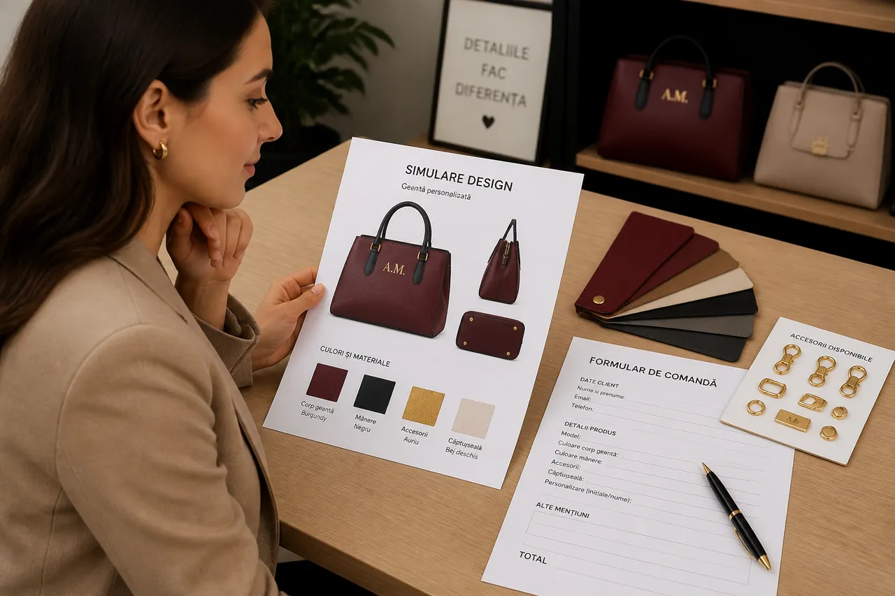 verificarea comenzii pentru produs personalizat online
