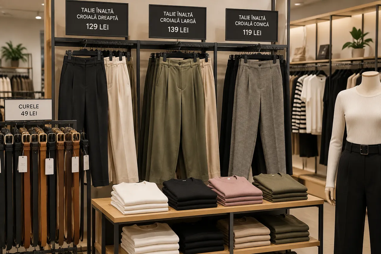alegerea croielii potrivite pentru pantaloni cu talie înaltă