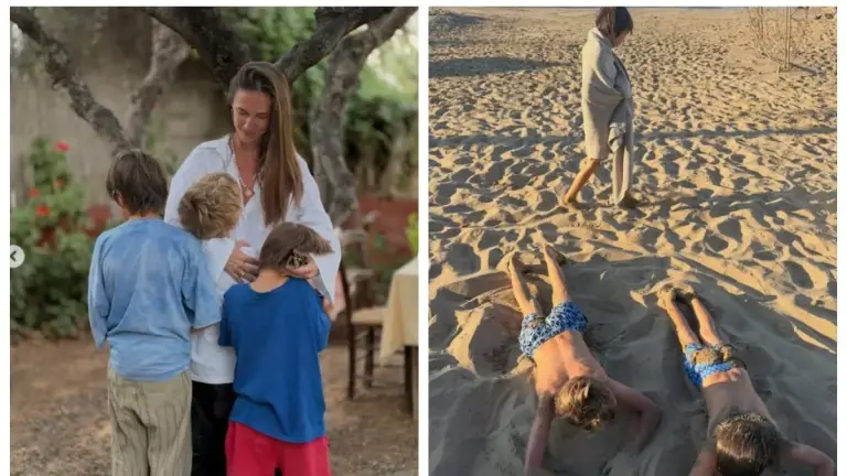 Creta, escapada de octombrie a familiei Popescu-Vâlcan. Ce au făcut cei trei băieți