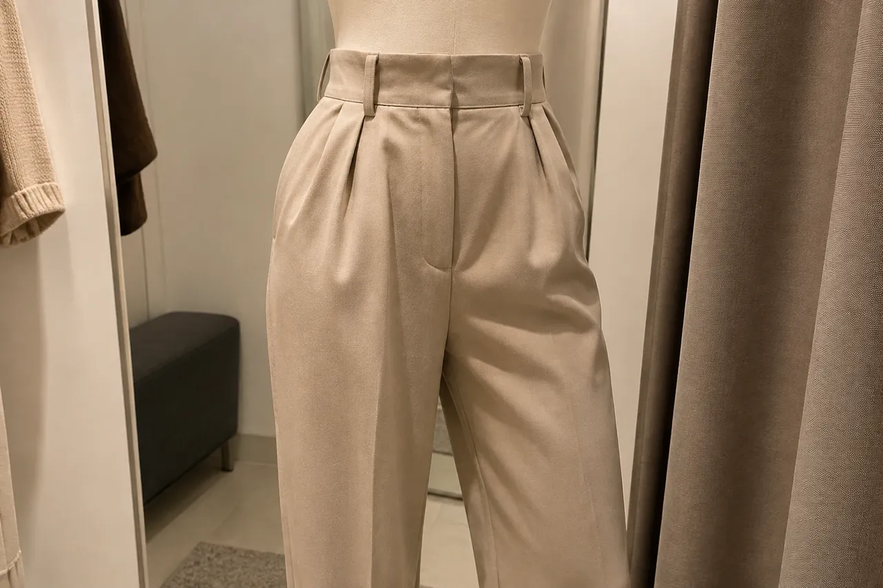 disconfort vizual la pantalonii cu talie înaltă