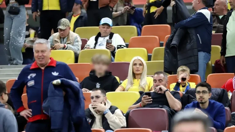 Laura Vicol, apariție la România – Suedia: cum a fost surprinsă pe Arena Națională