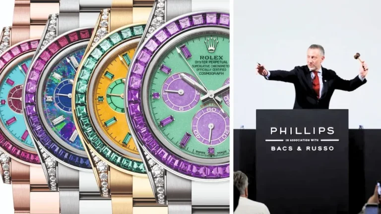 Rolex, licitație record la Londra: patru Daytona unicate au strâns 43,5 milioane de euro