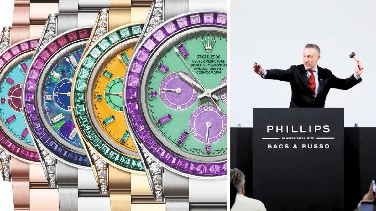 Rolex, licitație record la Londra: patru Daytona unicate au strâns 43,5 milioane de euro