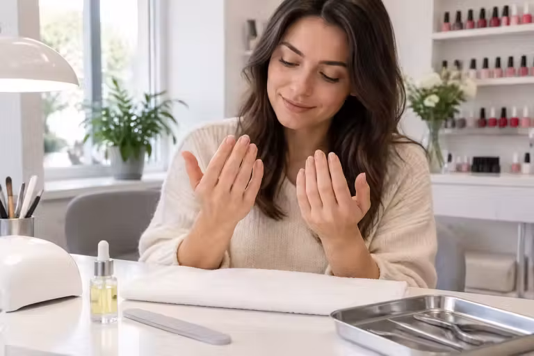 Unghiile cu gel au nevoie de pauză când pilirea și îndepărtarea lasă urme